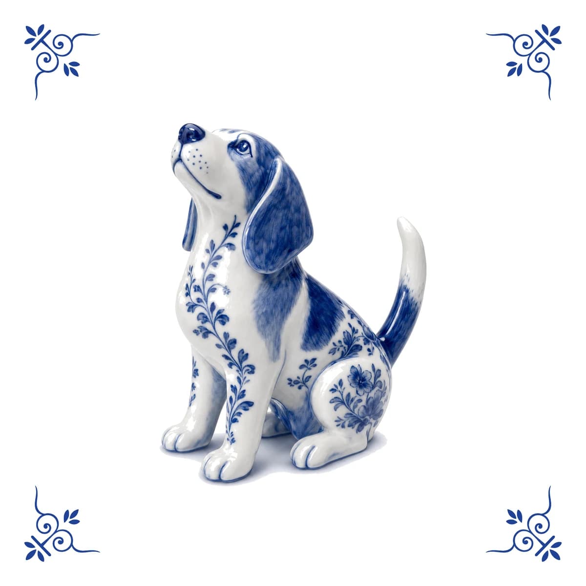 Beagle – Delft blue tile