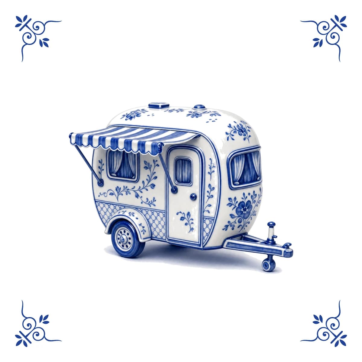 Caravan – Delft blue tile