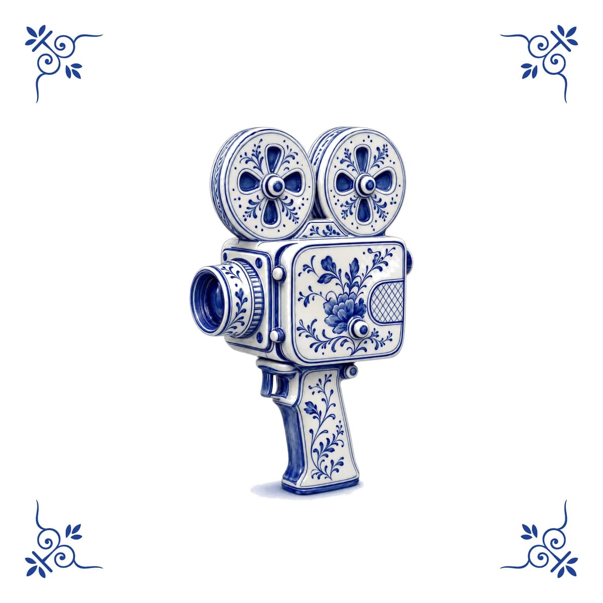 Film camera – Delft blue tile
